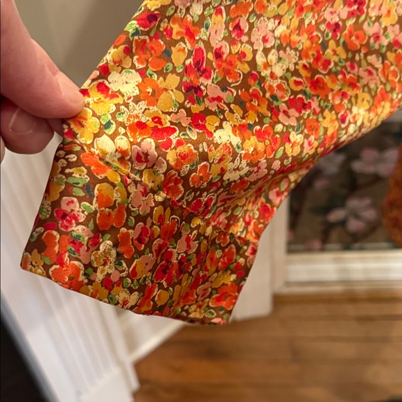 Victoria's Secret Vibrant Floral Satin Robe  - One Size - Picture 6 of 8